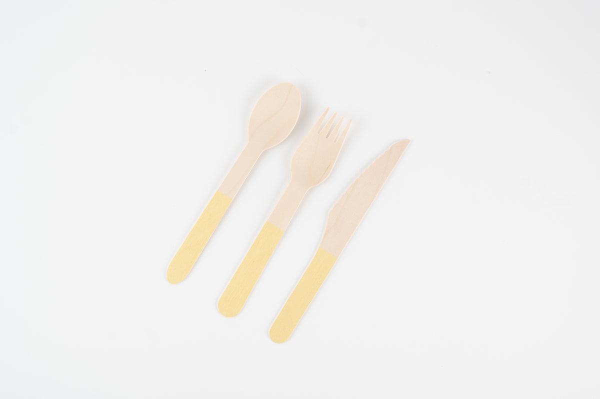 Wooden Cutlery Set (x24)