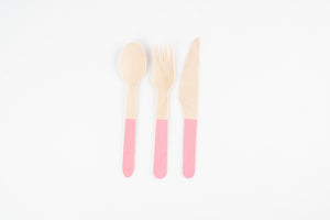 Wooden Cutlery Set (x24)